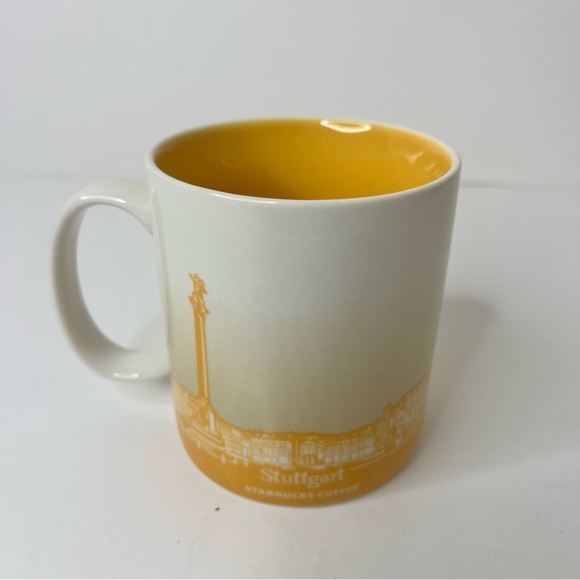 Starbucks Stuttgart Collectors Series Mug - White and Yellow 16oz - Picture 3 of 4